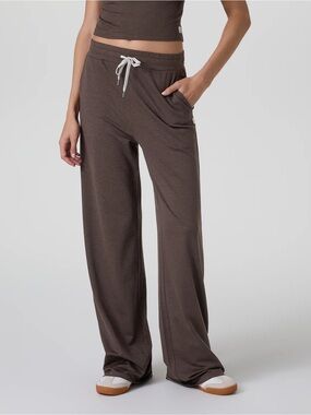 Vuori Halo Essential Wideleg Pant Brown Size Extra Small